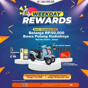 WEEKDAY REWARDS 2025
